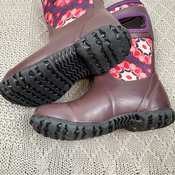 BOGS Girls North Hampton Kaleidoscope Winter Pull On Snow Boots 10 - Picture 4 of 8